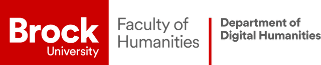 Brock Faculty of Humanities, Department of Digital Humanities
